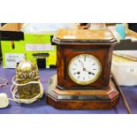 A 19th century Enfield mantelpiece clock, together
