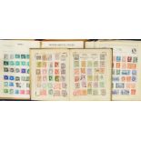 A selection of International stamps and albums tog
