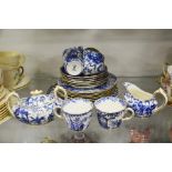 A Crown Derby part tea set comprising milk jug, su