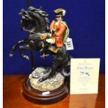 A Royal Doulton figure of Dick Turpin on horseback