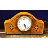 A French inlaid mantel clock