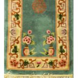 Three Persian style woolen rugs (3)