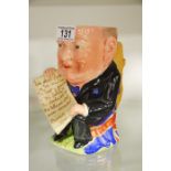 A Beswick Winston Churchill toby jug 21cm high