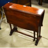 A mahogany Sutherland table