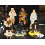 Six Royal Doulton Tolkein figures, Property of Roy