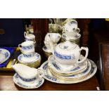 A Coalport Revelry design part tea and part dinner