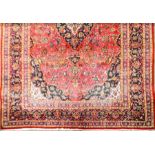 A large Persian style rug