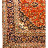 A large Persian style rug