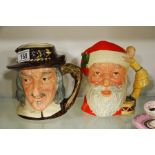 Two Doulton Character jugs including Izaak Walton