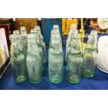 A group of glass Spendief Bros. pop bottles (12+)