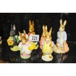 A group of Royal Albert and Beswick Beatrix Potter