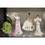 A group of figurines including Royal Doulton and C