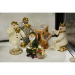 A group of Royal Doulton Snowman figures including