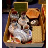 An assorted group of ceramics and treen, including