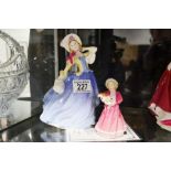 Two Royal Doulton figures, Autumn Breezes HN4431 a