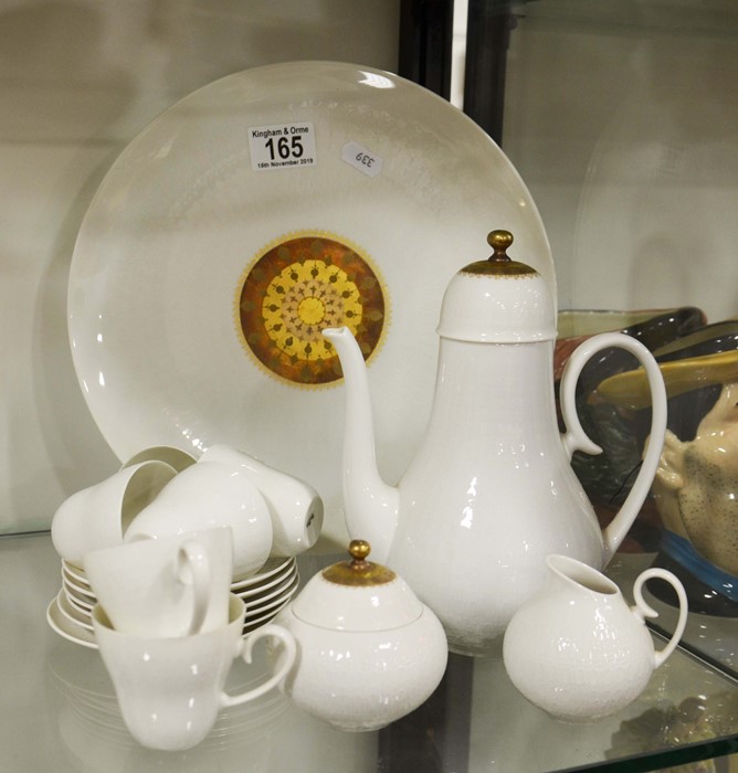 A Rosentall part coffee set, coffee pot, cream jug