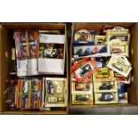 A large group of model cars in original cases incl