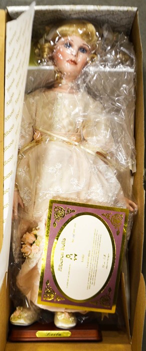 Seven Alberon Collector's porcelain dolls. boxed - Image 2 of 3