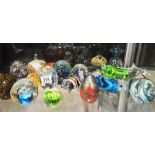 A group lot of paperweights (15+)