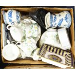 Part Richmond tea set and assorted ceramics. (box