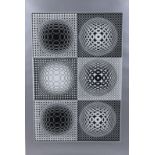 Victor Vasarely (1906-1997), abstract,screenprint, artists proof, signed in pen lower right,H.52cm