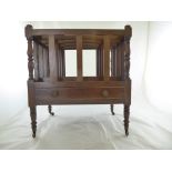 19th century mahogany Canterbury