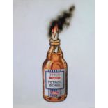 Banksy (British,b.1974) ,Tesco Value Petrol Bomb, 2011, offset lithograph, unnumbered, edition of