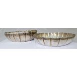 A set of four silver bowls, hallmarked London 1912, maker D&J Wellby Ltd, approx 74.7oz, Diameter.