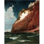 Edwin John Ellis (British, 1841-1895), Coastal View, oil on canvas, signed lower right,