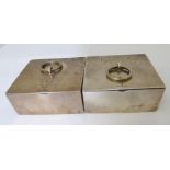 A pair of Georgian silver soap holders, hallmarked London 1811, maker TPERJP, 6cm x 6cm