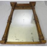 19th century pier mirror, H.97cm W.67cm