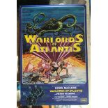 Warlords of Atlantis, 1 Sheet Movie Poster, 1978, 68.5cm x 104cm