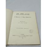 Edwin A Abbot, Flatland, A Romance of Many Dimensions, first edition, half title, illustrations by