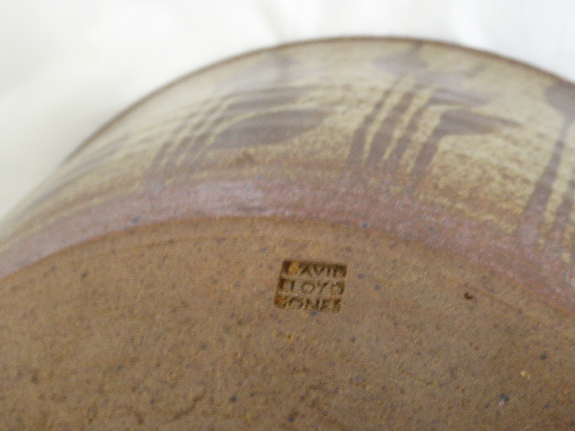 David Lloyd Jones (1928-1994), a glazed stoneware bowl, impressed mark, H.13cm D.27cm - Image 3 of 4