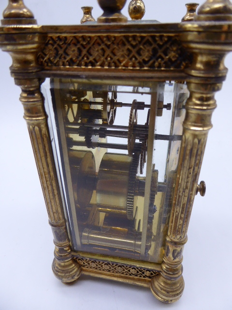 An early 20th century French carriage clock - Image 3 of 5