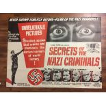 Withdrawn: Secrets of the Nazi Criminals British Quad Movie Poster, 1956, H.76cm W.101.5cm