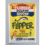 Florida Dolfin Show Flipper poster 30.5cm x 43cm