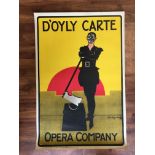 Dudley Hardy, DOYLY CARTE OPERA COMPANY, lithograph, circa 1919, published by David Allen & Sons