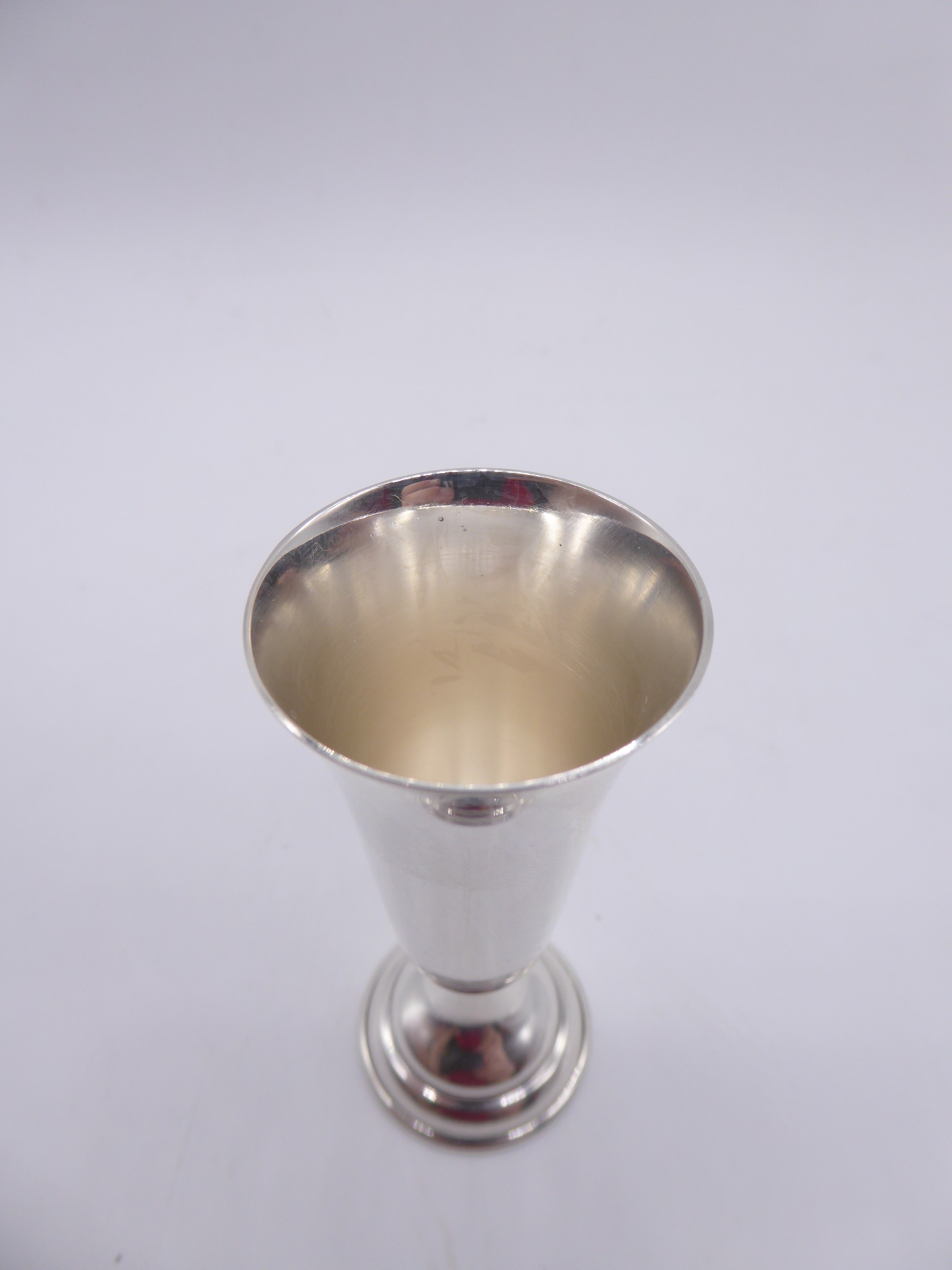 Georg Jensen Inc. New York, a set of 8 sterling silver kiddush cups, stamped 'Randahl' and ' - Image 3 of 5