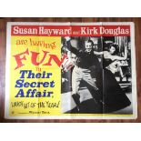 Their Secret Affair British quad movie poster, 1957, H.76cm W.101.5cm