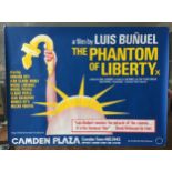 Phantom of Liberty British quad movie poster, 1980s, Re Release, H.76cm W.101.5cm