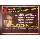 Trials of Oscar Wilde British quad movie poster, 1960, H.76cm W.101.5cm