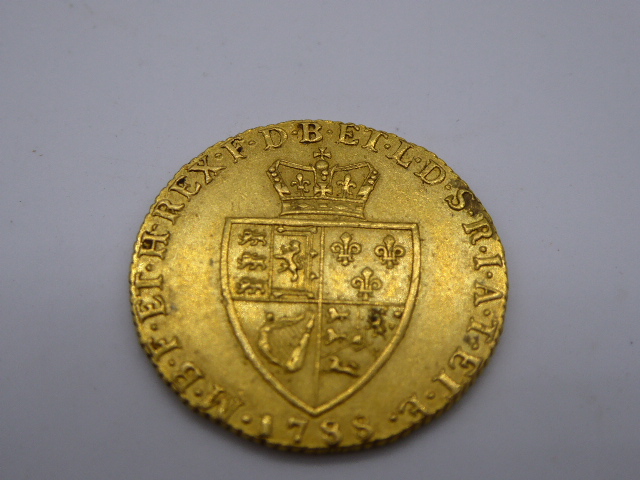 1788 George III Guinea gold coin,