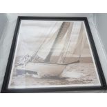 Ben Wood (Contemporary), Yachting, photographic print, signed in pen lower right margin and numbered