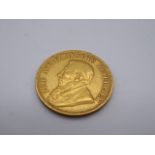 1898 South African 1 Pond gold coin,