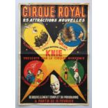 Cirque Royal poster, 1949, 42cm x 61cm