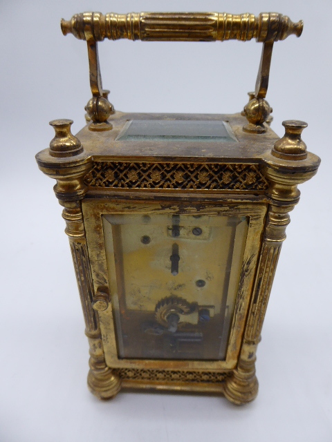 An early 20th century French carriage clock - Image 4 of 5