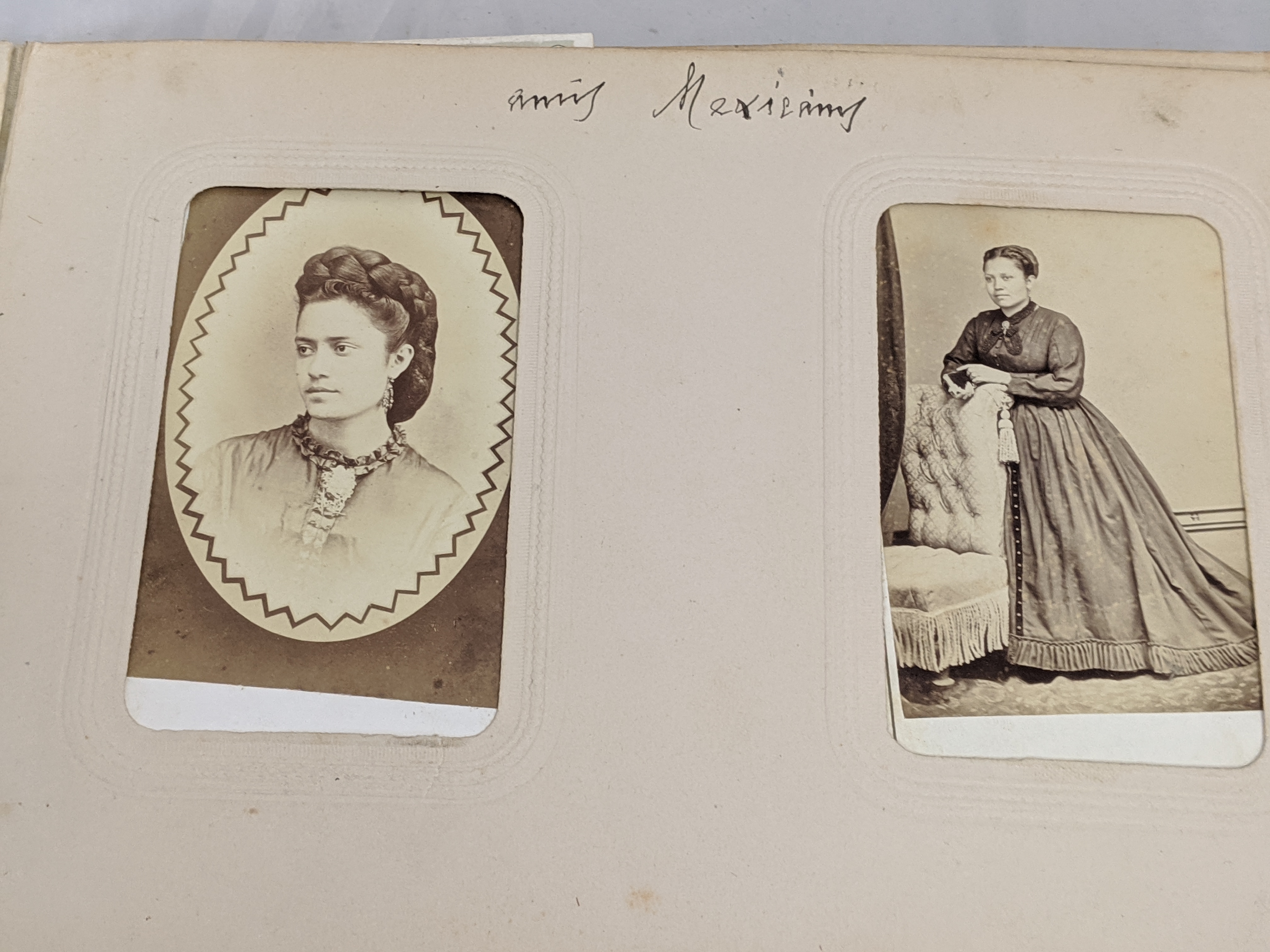 An Album of cartes de visite of Mexican or French sitters resident in Mexico in the 1870s, 90 - Image 5 of 14