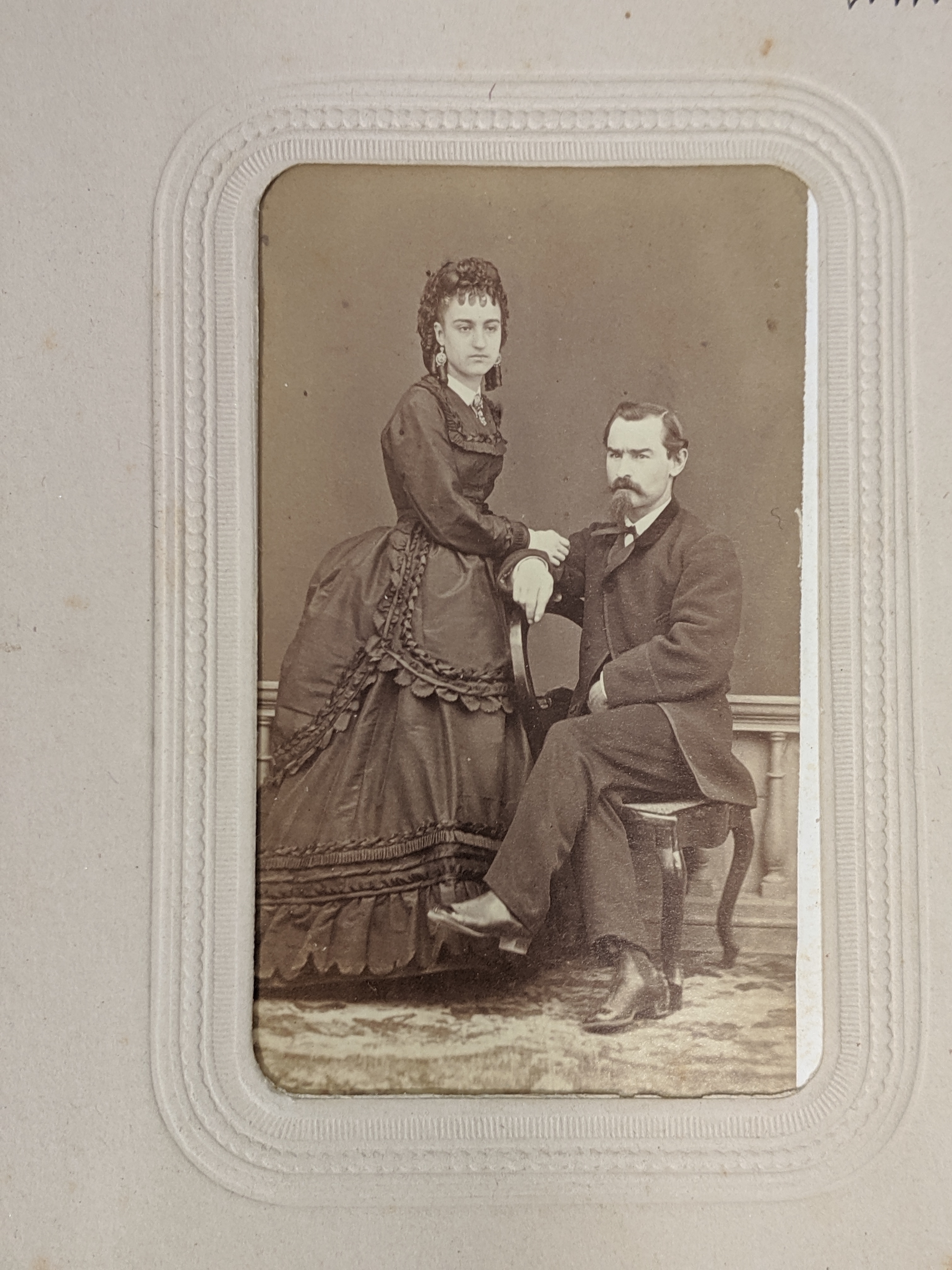An Album of cartes de visite of Mexican or French sitters resident in Mexico in the 1870s, 90 - Image 11 of 14