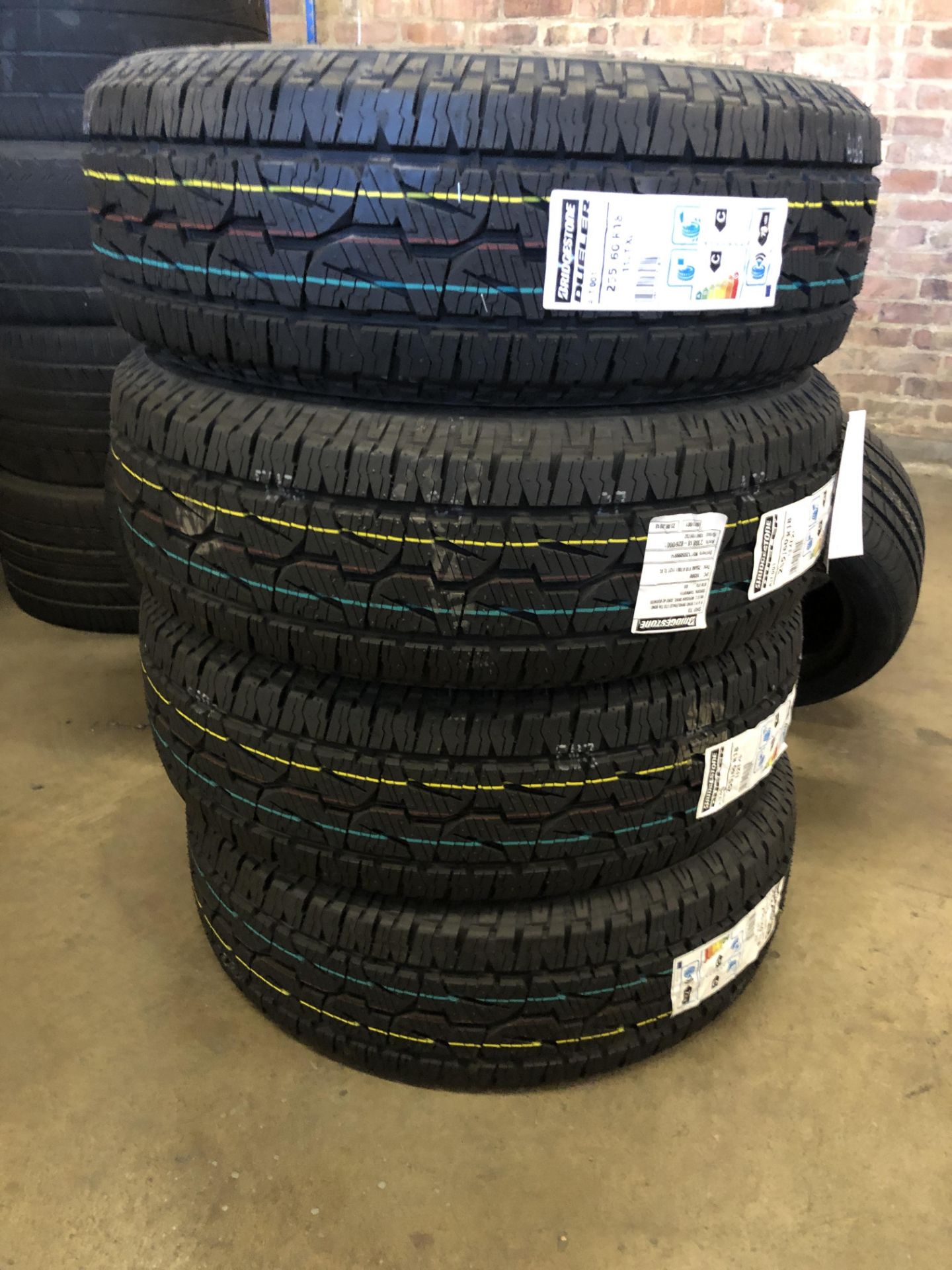 4: Bridgestone Dueler 255/60 R18 112T XL Tyres (Please Note: Items located in Birmingham B6. - Image 5 of 7